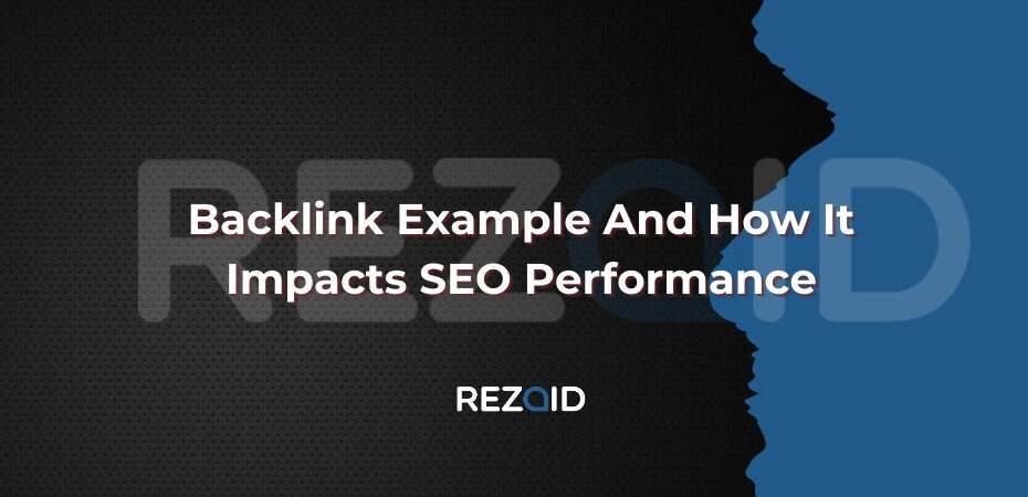 Backlink Example And How It Impacts SEO Performance