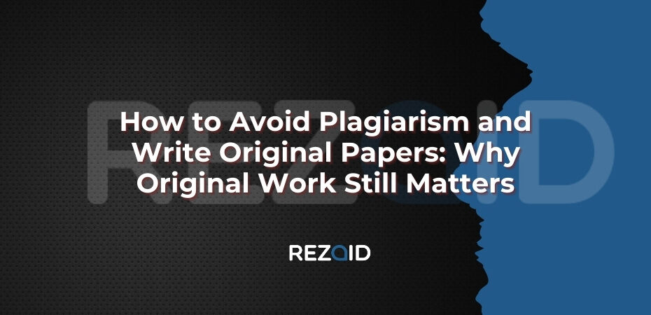 How to Avoid Plagiarism and Write Original Papers_ Why Original Work Still Matters