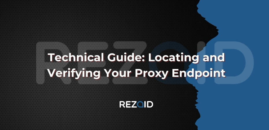 Technical Guide Locating and Verifying Your Proxy Endpoint